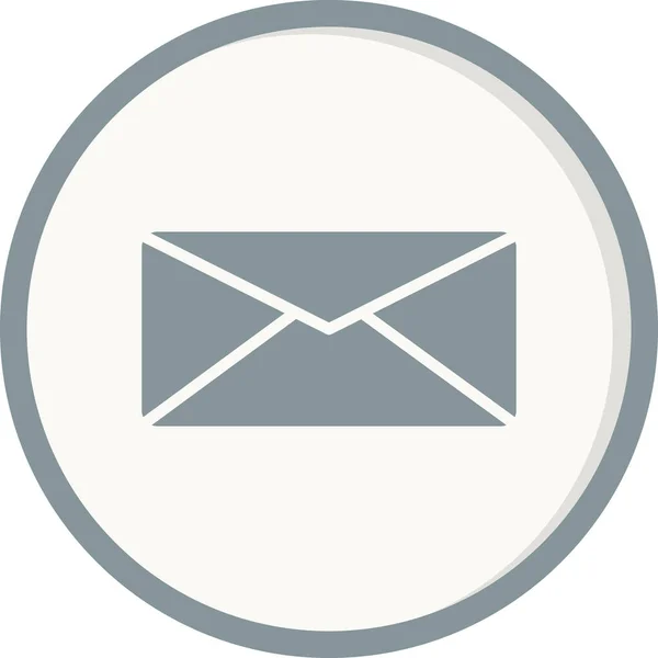 Envelope Mail Ícone Vetor Ilustração Design — Vetor de Stock