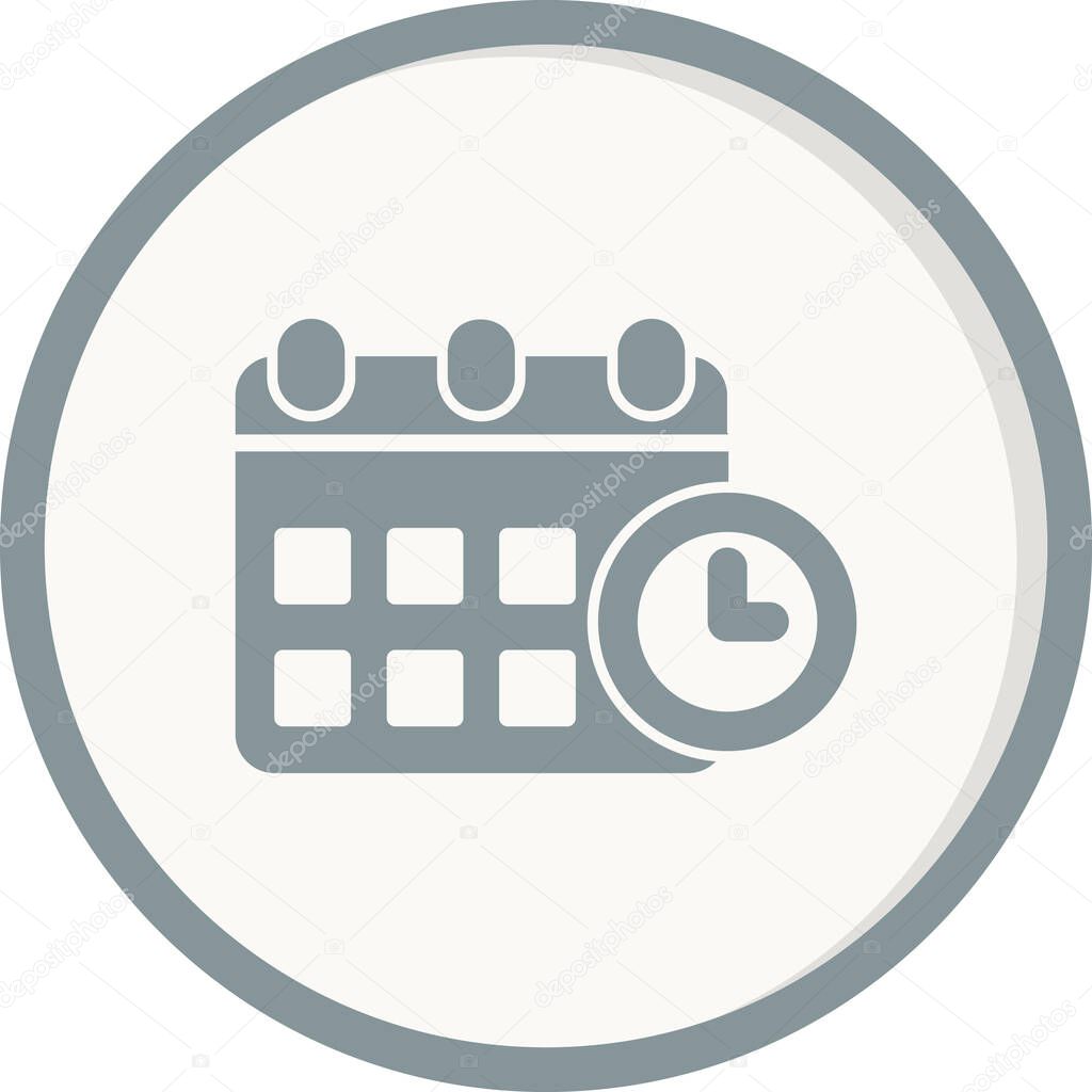 Due Date icon vector illustration