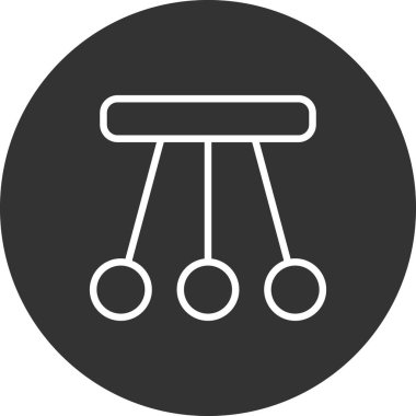 Sarkaç simgesi vektör illüstrasyonu