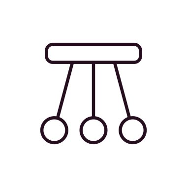 Sarkaç simgesi vektör illüstrasyonu