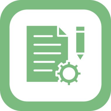 Proje Yönetimi simge vektör çizim