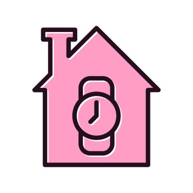 smartwatch simge vektör çizimi