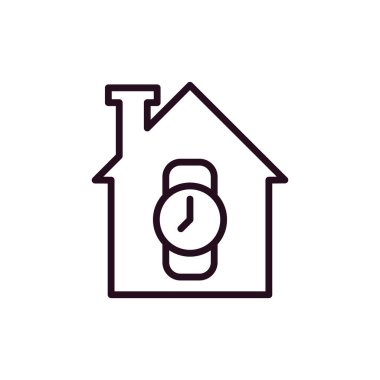 smartwatch simge vektör çizimi