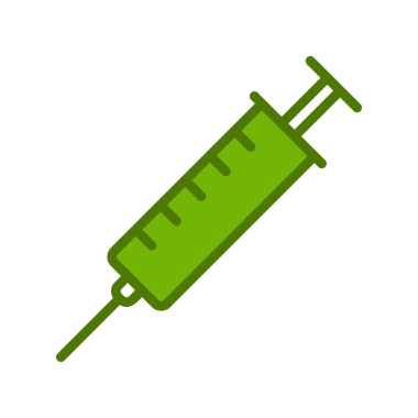 Şırınga ikonu vektör çizimi