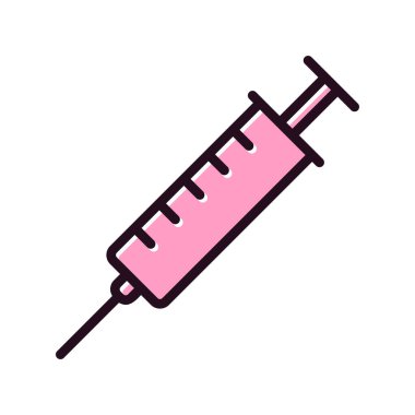 Şırınga ikonu vektör çizimi