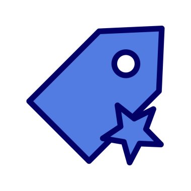 etiket simgesi vektör illüstrasyonu