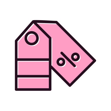 İndirim etiketi vektör illüstrasyonu