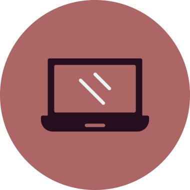 dizüstü bilgisayar kutsal kişilerin resmi. vektör çizim