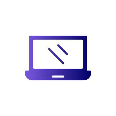 dizüstü bilgisayar kutsal kişilerin resmi. vektör çizim