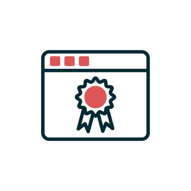 Simge vektör illüstrasyonu sıralanıyor