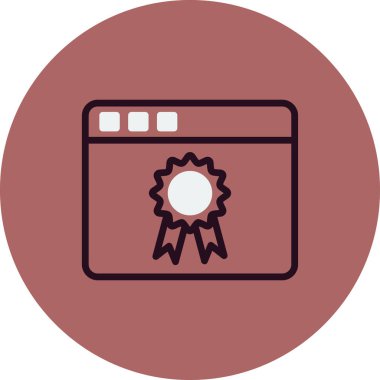 Simge vektör illüstrasyonu sıralanıyor