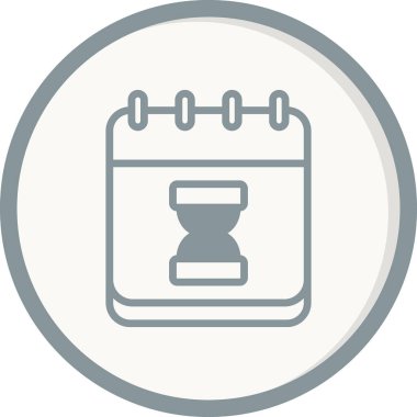 kum saati simgesi vektör çizim