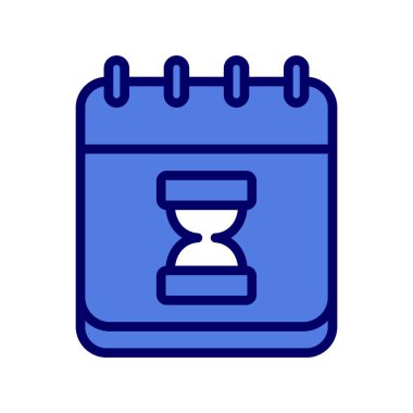 kum saati simgesi vektör çizim