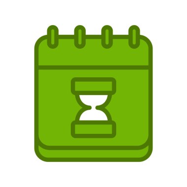 kum saati simgesi vektör çizim