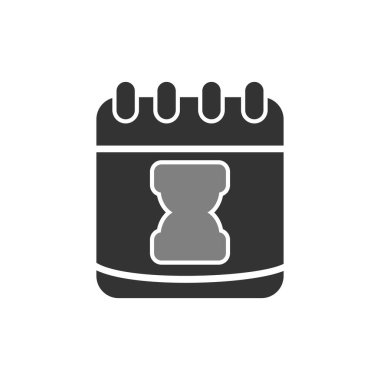 kum saati simgesi vektör çizim