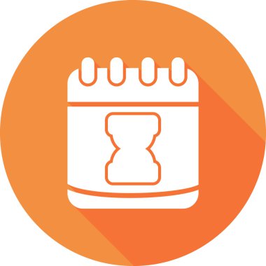 kum saati simgesi vektör çizim