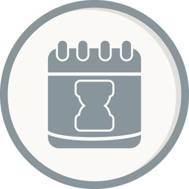 kum saati simgesi vektör çizim