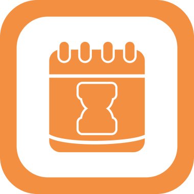 kum saati simgesi vektör çizim