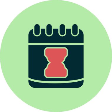 kum saati simgesi vektör çizim