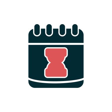 kum saati simgesi vektör çizim