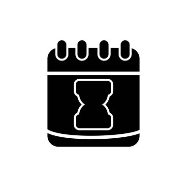 kum saati simgesi vektör çizim