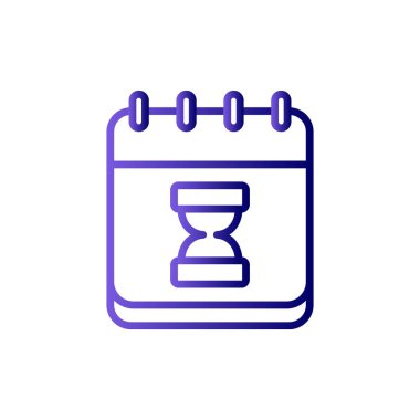 kum saati simgesi vektör çizim