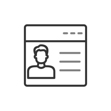 hesap simgesi vektör illüstrasyonu