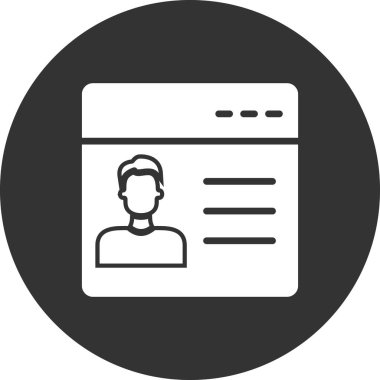 hesap simgesi vektör illüstrasyonu