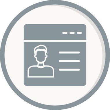 hesap simgesi vektör illüstrasyonu