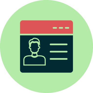 hesap simgesi vektör illüstrasyonu