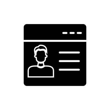 hesap simgesi vektör illüstrasyonu