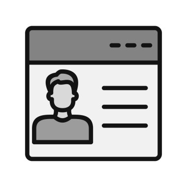 hesap simgesi vektör illüstrasyonu