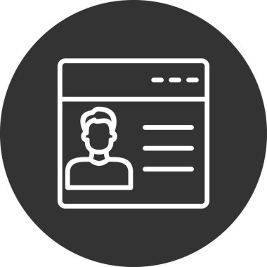 hesap simgesi vektör illüstrasyonu