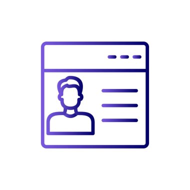 hesap simgesi vektör illüstrasyonu