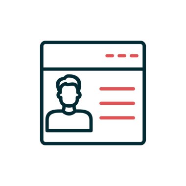 hesap simgesi vektör illüstrasyonu