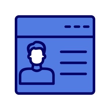 hesap simgesi vektör illüstrasyonu