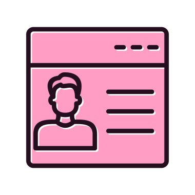 hesap simgesi vektör illüstrasyonu