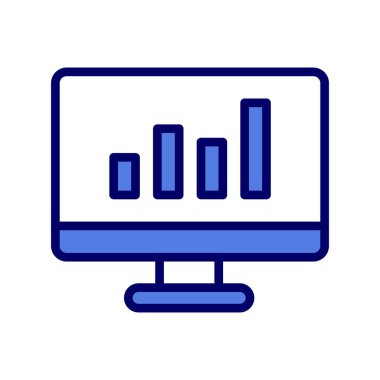 analitik simge vektör illüstrasyonu