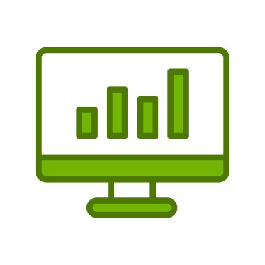 analitik simge vektör illüstrasyonu