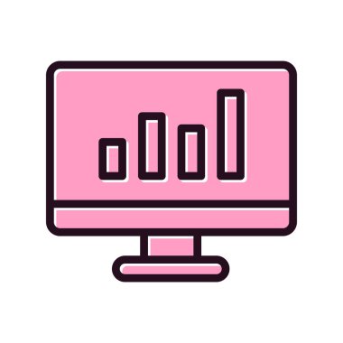 analitik simge vektör illüstrasyonu