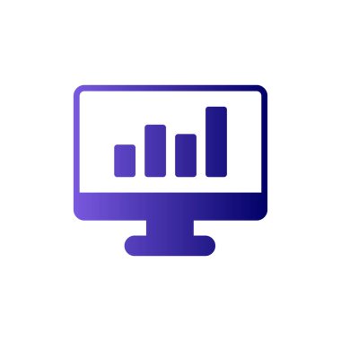 analitik simge vektör illüstrasyonu