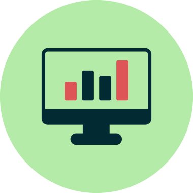 analitik simge vektör illüstrasyonu