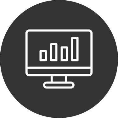 analitik simge vektör illüstrasyonu