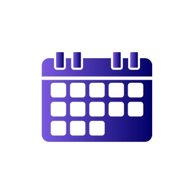 Takvim web simgesi, ajanda illüstrasyonu 