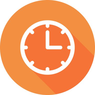 Saat simgesinin vektör illüstrasyonu