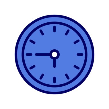 Saat simgesinin vektör illüstrasyonu