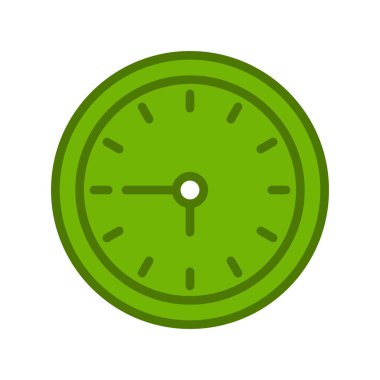 Saat simgesinin vektör illüstrasyonu