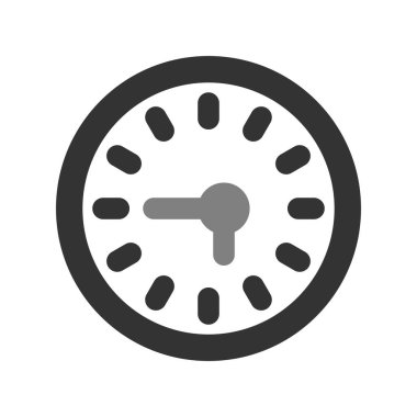 Saat simgesinin vektör illüstrasyonu