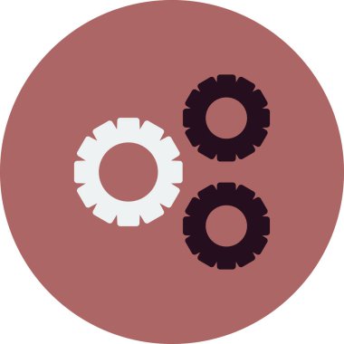 Yapılandırma simgesi vektör çizimi