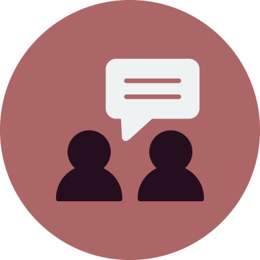 konuşma simge vektör çizim